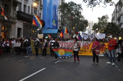 Marcha Mujeres originarias