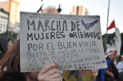 Marcha Mujeres originariasIII